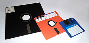 Photo of floppy disks